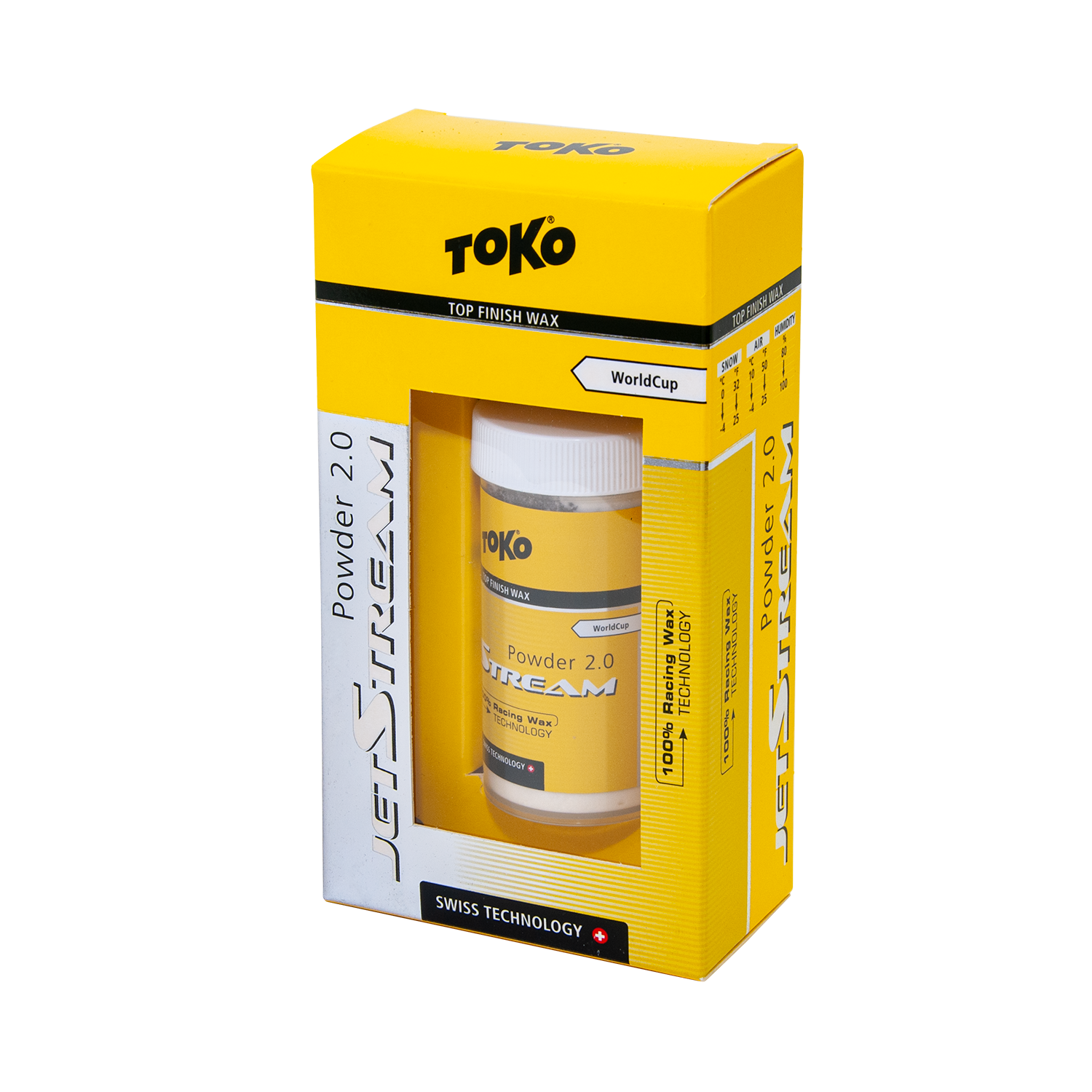 wax.ch | Toko JetStream Powder 2.0 Yellow Wachs und Werkzeuge